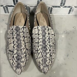 Cole Haan animal print loafer 10M